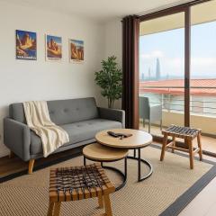 Refugio Bellavista vista al Costanera y los Andes