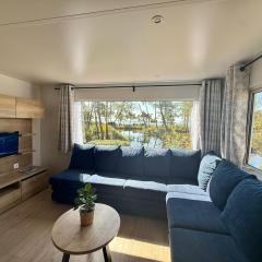 Mobilhome haut de gamme avec vue exceptionnelle sur le Bassin Arcachon - 6 Personnes