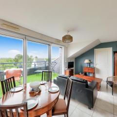 Appartement pour 4 avec grand balcon