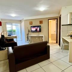 Terrazzo 110 Ponta Negra Praia Flat - NBI - 54 m2 - Smart Tv