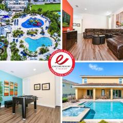 Spectacular Home Near Disney With Private Pool And Waterpark & Resort Access At Encore Resorts Reunion - 7523Mr