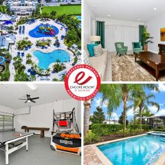 Vibrant Home Near Disney With Private Pool, Game Room And Waterpark & Resort Access At Encore Resorts Reunion - 7572Mr