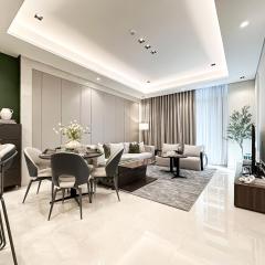 Trophy-Refined Living with Natural Hues