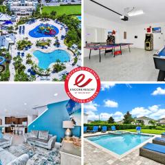 Elegant Home With Private Pool, Waterpark & Resort Access Near Disney At Encore Resort - 7610Wi