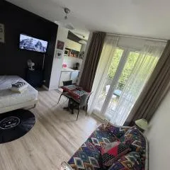 Studio T1 piscine chauffée parking gratuit les hauts dhonfleur