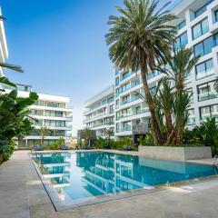 Appartement luxueux avec piscine - Malabata Hills - Proche de la plage et du célèbre parc Villa Harris - AC, WIFI, IPTV