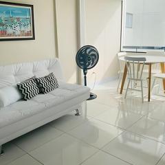 Duplex para 4 pessoas com vista mar