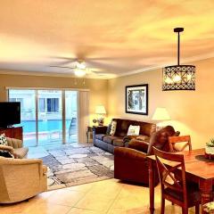 Beachfront Comfort with Pool, Patio & Steps to Flagler Avenue