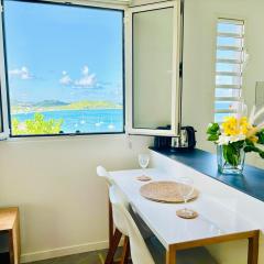 Studio Panoramic vue mer époustouflante et piscine à débordement