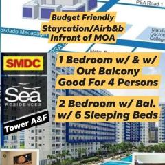 Staycation in Sea Residences Tower A By Lito Sallador