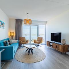 Vakantiewoning aan het strand - tuin en terras met haven- & zeezicht - Vista Maris - Nr 14