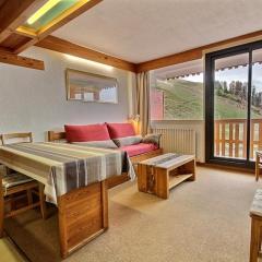 Appartement confortable 2 pièces avec vue Mont-Blanc, parking, à 50m des pistes - FR-1-455-109