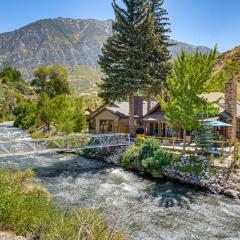 Provo River Cabin with Private Bridge and Trail Access