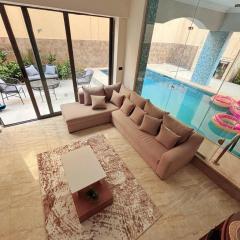 2 Bedroom Private pool apartment in new cairo families only no visitors allowed
