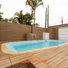 Casa em Itanhaém com piscina e churrasqueira