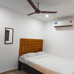 skyway Rooms near Indira Gandhi signal opposite kamachi hotel 3 km Rock beach