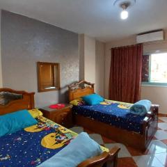 شقة مفروشة خلف هيلتون المعادي ومستشفىالسلام وجنين