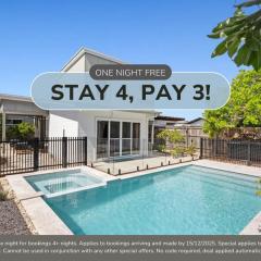 The Beachside Sanctuary -500m from Beach with Pool & Heated Spa