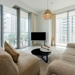 TRPS - Beach Isle Tower 1, Dubai Harbour - 1BR Premium Beachfront - Private Beach Access