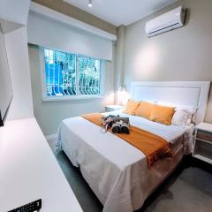 Design, Aconchego e 4 hospedes no Leblon