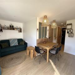 Charmant 2 pièces cabine, 4 pers, terrasse sud, proche village et pistes, parking privé - FR-1-572-293