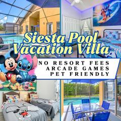 Themed 4BR villa w spa & pool-Close To Disney