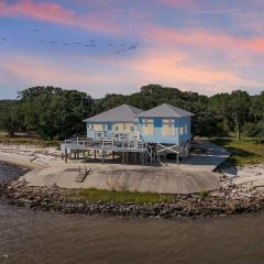 Private Waterfront Beach House with Fire-pit