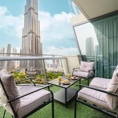 Luxury Burj Vista Suites by Mystique - Breathtaking Burj Khalifa Views