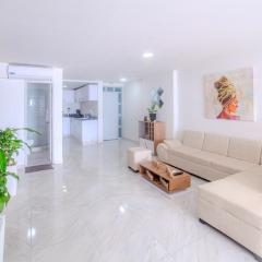 Spacious beachfront apartment