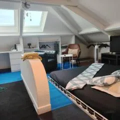 Chambre Suite Zen Baignoire sous les toits