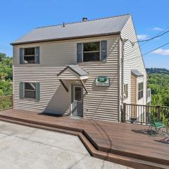 A Tram View Scenic Mountain Views and see the Gatlinburg historic cable tram pass by