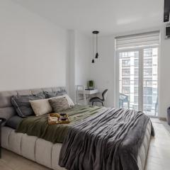 Modern apartment in a new building near the center Free parking