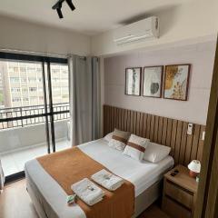 Studio 604 - Seu refúgio Urbano no Coração de São Paulo - Wifi, Vaga, Academia, Lavanderia, Mercado e Rooftop