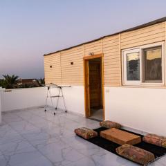 Sea and Mountain View Rooftop Chalet