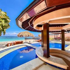 Villa Talia Vashti - Oceanfront villa with Private Sea Access, Pool & Cook