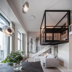 Designer Loft Apartment Holešovice, Parking, Balcony