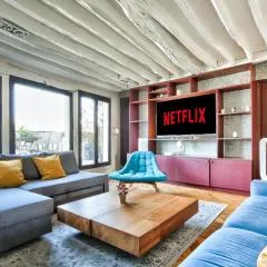 Le Marais Superb Apartment Terrace Paris Free Netflix