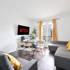 Heart of Paris-1BR-2P-Montparnasse -Free Netflix