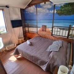 habitación con vista al mar Altavista Hostal