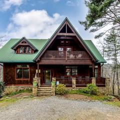Luxury Three-Story Riverfront Cabin Rental for Groups in Blue Ridge Region of Georgia