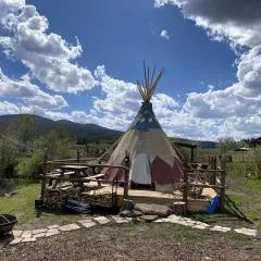 Cute Tipi in Tres Piedras for New Mexico Glamping Escapes
