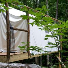 Treehouse-Style Tent Rental in the White Mountain National Forest of New Hampshire