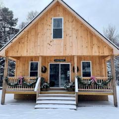 Incredible Wooden Cabin with Fire Pit and Barbecue in Greenville, Maine