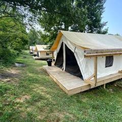 Breathtaking Family Friendly Tented Cabin in Logan, Ohio