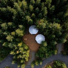 Large and Spacious Double Bell Tents Great for Families in Carson, Washington