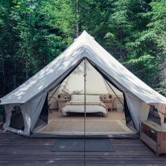 Carson Glamping Escapes in this Wonderful Bell Tent Rental in Washington