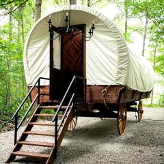 Luxury Conestoga Wagon, Perfect for a Weekend Glamping Escape from Dayton, Ohio
