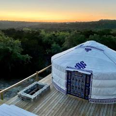 Secluded Romantic Yurt with Amazing Views in Dripping Springs, Texas