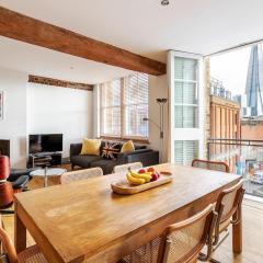 Trendy flat in Borough, Southwark with view of Shard