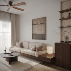 The Velvet Sky Hanoi-Cozy Escape with Private Balcony-Free Laundry